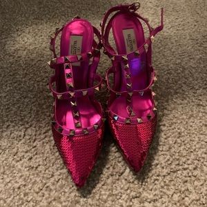 Pink Valentino garvani heels size 39